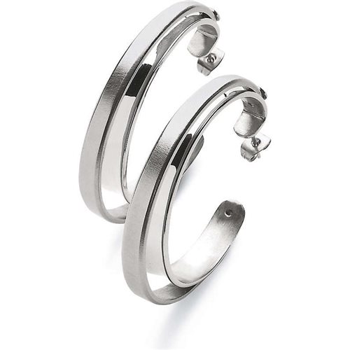 Orecchini Breil Donna HOOP in Acciaio TJ0406 - TJ0406